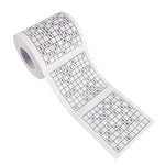 3 rotoli di carta igienica Sudoku creativa per il viso, 3 Rolls