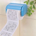 3 rotoli di carta igienica Sudoku creativa per il viso, 3 Rolls