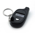 Tester per manometro della pressione dell'aria della ruota del pneumatico LCD digitale portatile da 2 pezzi, Air Pressure Gauge Tester