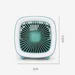 Ventilatore portatile tascabile ricaricabile USB