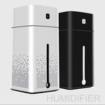 Umidificatore ad ultrasuoni USB Diffusore di oli essenziali Diffusore di aromi LED Luce notturna Spray Purificatore di nebbia, 1000 ml