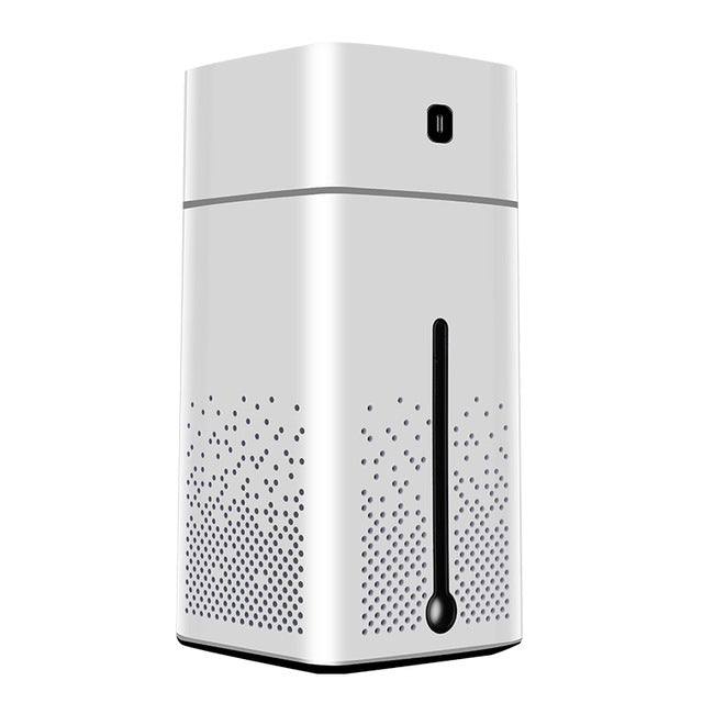 Umidificatore ad ultrasuoni USB Diffusore di oli essenziali Diffusore di aromi LED Luce notturna Spray Purificatore di nebbia, 1000 ml