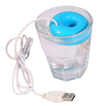 Purificatore diffusore di aromi mini umidificatore USB a forma di ciambella, Donut Shape Blue, Donut Shape Pink, Donut Shape White