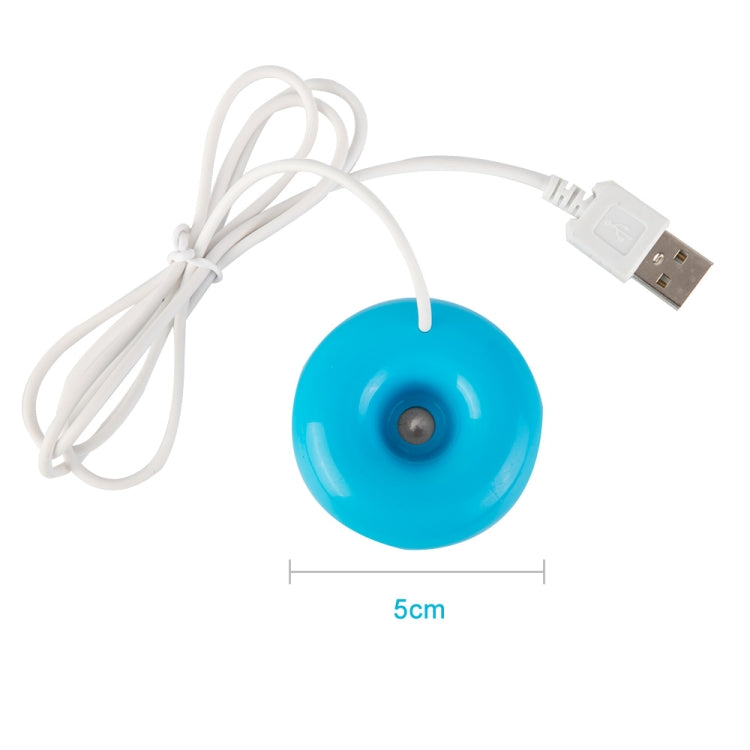 Purificatore diffusore di aromi mini umidificatore USB a forma di ciambella, Donut Shape Blue, Donut Shape Pink, Donut Shape White
