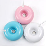 Purificatore diffusore di aromi mini umidificatore USB a forma di ciambella, Donut Shape Blue, Donut Shape Pink, Donut Shape White