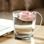 Purificatore diffusore di aromi mini umidificatore USB a forma di ciambella, Donut Shape Blue, Donut Shape Pink, Donut Shape White