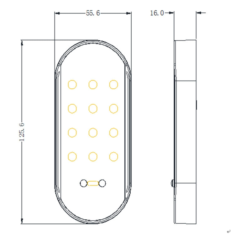 Serratura a combinazione intelligente per bagno, palestra, serratura a induzione, portadocumenti, Combination Lock