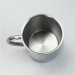 Tazze per acqua e latte per bevande al caffè in acciaio inossidabile 304 a doppio isolamento Tazza per bere durevole con coperchio, 304 Stainless Steel 200ml, 304 Stainless Steel 300ml, 304 Stainless Steel 400ml