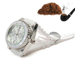 Smerigliatrice fumogena portatile creativa per orologio da polso in metallo