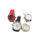 Smerigliatrice fumogena portatile creativa per orologio da polso in metallo