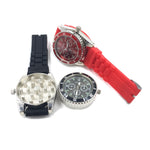 Smerigliatrice fumogena portatile creativa per orologio da polso in metallo