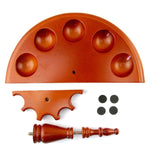 2 macchinetta per sigarette a rulli per tabacco in metallo da 70 mm per carta, Five-seat Pipe Holder