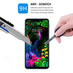 Pellicola in vetro temperato a schermo intero antideflagrante trasparente 9H 2.5D ultrasottile per LG G8S ThinQ, For LG G8S ThinQ