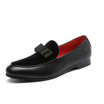 Abito da sposa Bowknot Appartamenti maschili Scarpe casual da uomo, 37, 38, 39, 40, 41, 42, 43, 44, 45, 46, 47, 48
