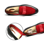 Abito da sposa Bowknot Appartamenti maschili Scarpe casual da uomo, 37, 38, 39, 40, 41, 42, 43, 44, 45, 46, 47, 48