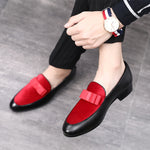 Abito da sposa Bowknot Appartamenti maschili Scarpe casual da uomo, 37, 38, 39, 40, 41, 42, 43, 44, 45, 46, 47, 48