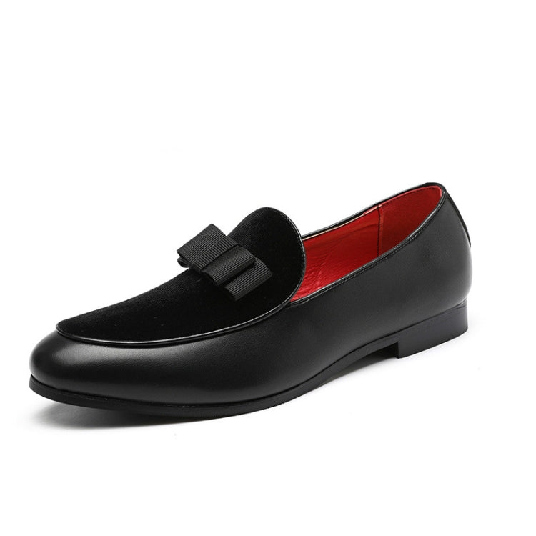 Abito da sposa Bowknot Appartamenti maschili Scarpe casual da uomo, 37, 38, 39, 40, 41, 42, 43, 44, 45, 46, 47, 48