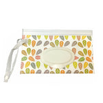 Borsa da trasporto portatile con pochette da 10 pezzi Borsa da trasporto per esterni Riutilizzabile Borsa per salviette umidificate in carta sottile riutilizzabile in EVA, dimensioni: 22,3x13,5+2,5 cm