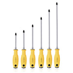 Cacciavite a percussione in acciaio al cromo vanadio da 3 pezzi, specifica:, 6.3x200mm 4inch Phillips, 6.3x225mm 5inch Phillips, 6.3x250mm 6inch Phillips, 8x300mm 8inch Phillips, 8x350mm 10inch Phillips, 8x400mm 12inch Phillips