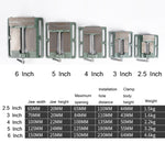 Pinza a becchi piatti per fresatrice per la lavorazione del legno, 2.5 Inch, 3 Inch, 4 Inch, 5 Inch, 6 Inch