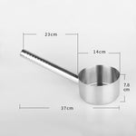 Paletta per acqua in acciaio inox da cucina 43cm