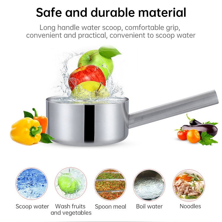 Paletta per acqua in acciaio inox da cucina 43cm