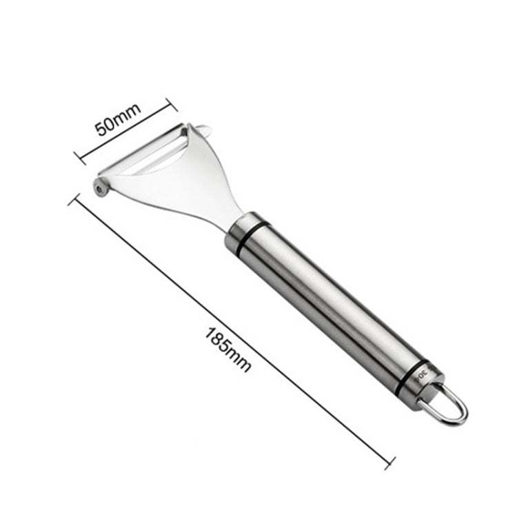 2 pezzi in acciaio inox pelapatate coltello da frutta pialla multifunzione raschietto da cucina coltello per sbucciare patate, Triangular Planer, Bow Planer
