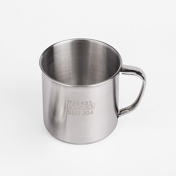 Tazza per bambini in acciaio inossidabile 304 extra spessa da 5 pezzi con coperchio per maniglia Tazza per acqua potabile per adulti per uso domestico, 7cm without cover, 8cm with cover, 9cm with cover, 10cm with cover, 11cm with cover, 12cm with cover