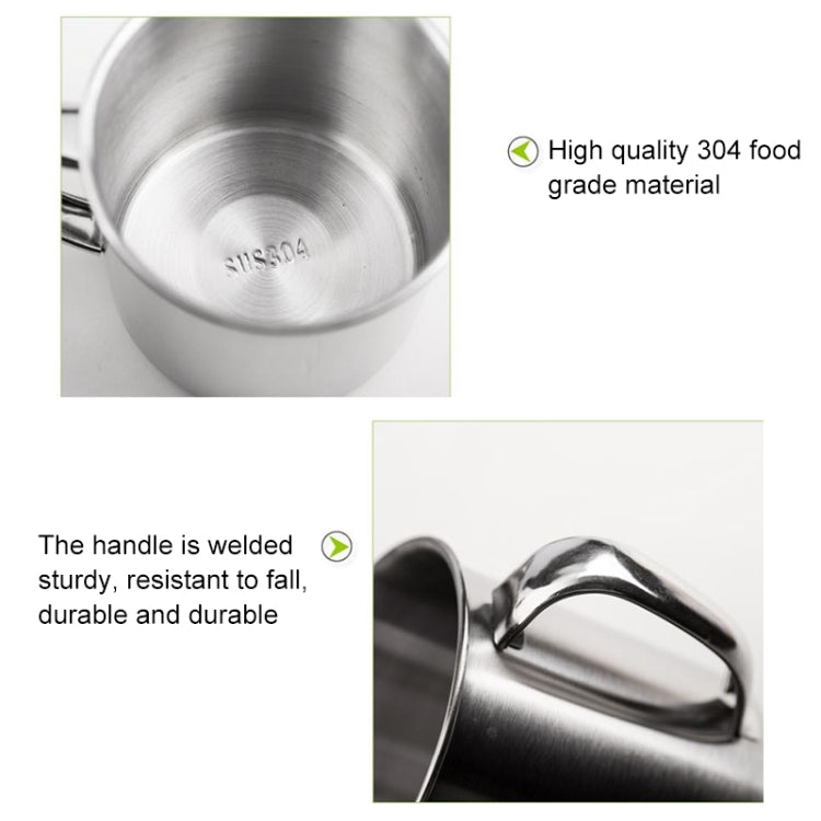 Tazza per bambini in acciaio inossidabile 304 extra spessa da 5 pezzi con coperchio per maniglia Tazza per acqua potabile per adulti per uso domestico, 7cm without cover, 8cm with cover, 9cm with cover, 10cm with cover, 11cm with cover, 12cm with cover