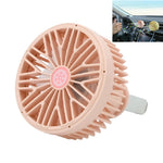 Ventilatore per auto con interfaccia USB multifunzione Mini lampada a LED per auto