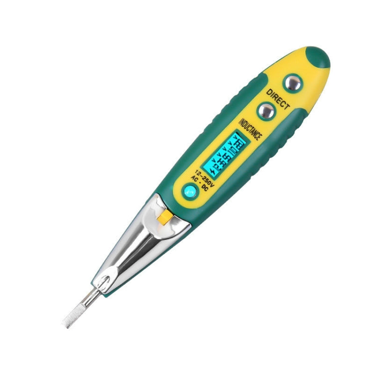 Penna per test del rilevatore di tensione del circuito di uscita CA 220 V CA CC ad alta precisione per cacciavite elettrico con visione notturna, Digital Display Pen (Card), Digital Display Electric Pen (OPP ), Digital Display Pen (Card)+Battery