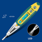 Penna per test del rilevatore di tensione del circuito di uscita CA 220 V CA CC ad alta precisione per cacciavite elettrico con visione notturna, Digital Display Pen (Card), Digital Display Electric Pen (OPP ), Digital Display Pen (Card)+Battery
