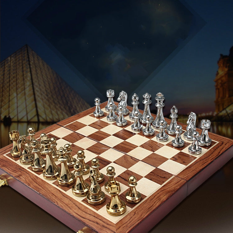 Set di scacchi per scacchiera europea semplice in lega di zinco, European Chess Set