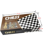 Set di scacchi per scacchiera europea semplice in lega di zinco, European Chess Set