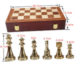 Set di scacchi per scacchiera europea semplice in lega di zinco, European Chess Set