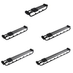 Hardware per guardaroba Asta appendiabiti push-pull, Y03 Black 16 inches 7 beads, Y03 Black 18 inch 8 Beads