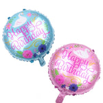 Giocattolo decorativo per feste di compleanno in alluminio con cigno bianco rotondo da 5 pezzi, 18 inches