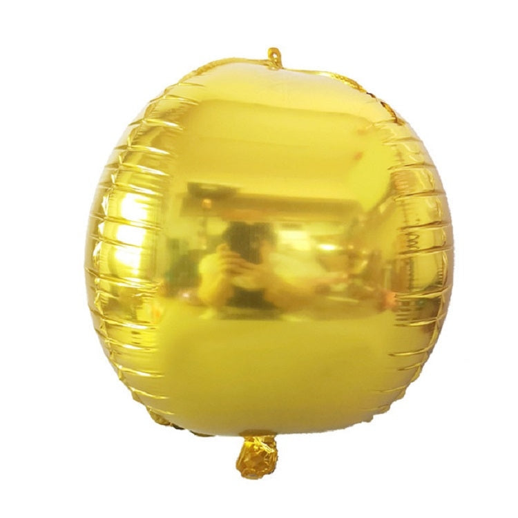 Decorazione di nozze per feste di festa Palloncino a specchio rotondo colorato 4D, 22 inches 4D