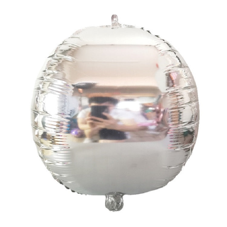 Decorazione di nozze per feste di festa Palloncino a specchio rotondo colorato 4D, 22 inches 4D