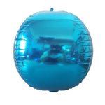Decorazione di nozze per feste di festa Palloncino a specchio rotondo colorato 4D, 22 inches 4D