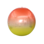 Decorazione di nozze per feste di festa Palloncino a specchio rotondo colorato 4D, 22 inches 4D