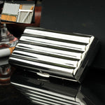 Portasigarette ondulato in rame a doppia pistola, 10 PCS Silver, 16 PCS Gold, 16 PCS Silver, 20 PCS Gold, 20 PCS Silver