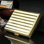 Portasigarette ondulato in rame a doppia pistola, 10 PCS Silver, 16 PCS Gold, 16 PCS Silver, 20 PCS Gold, 20 PCS Silver