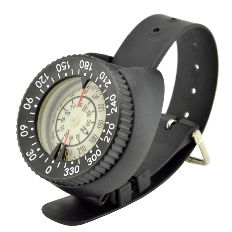 Bussola subacquea in stile orologio PW60 Quadrante a forte fluorescenza magnetica Bussola resistente alla corrosione, PW60 Watch-style Diving Compass