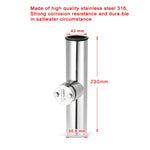 BSET MATEL Marine Hardware Acciaio inossidabile 316 Canna da pesca Sedile Staffa per pesca in mare per yacht, 19-26mm, 26-32mm