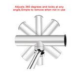 BSET MATEL Marine Hardware Acciaio inossidabile 316 Canna da pesca Sedile Staffa per pesca in mare per yacht, 19-26mm, 26-32mm