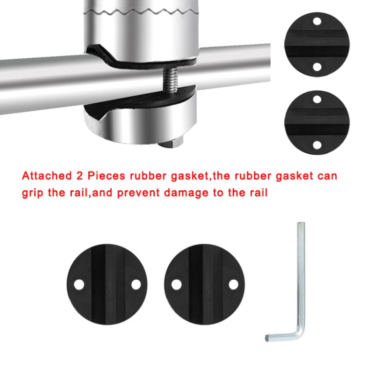 BSET MATEL Marine Hardware Acciaio inossidabile 316 Canna da pesca Sedile Staffa per pesca in mare per yacht, 19-26mm, 26-32mm
