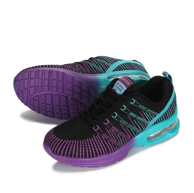 Scarpe da ginnastica casual da donna in mesh Scarpe da corsa traspiranti con mezzo cuscino, 35, 36, 37, 38, 39, 40