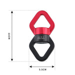 Connettore fisso per rotelle per arrampicata su roccia anti-nodo Rallentatore in discesa