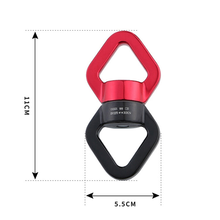 Connettore fisso per rotelle per arrampicata su roccia anti-nodo Rallentatore in discesa